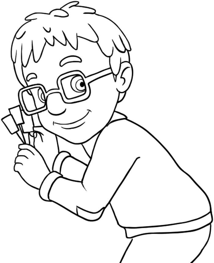 Sam il pompiere e Norman Price da colorare