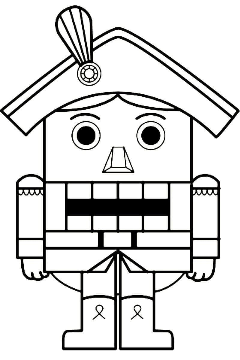 Schiaccianoci gratis da colorare