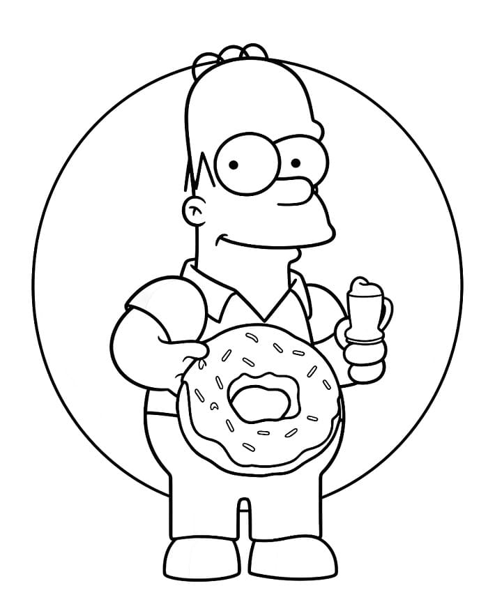 Simpson Buffi da colorare