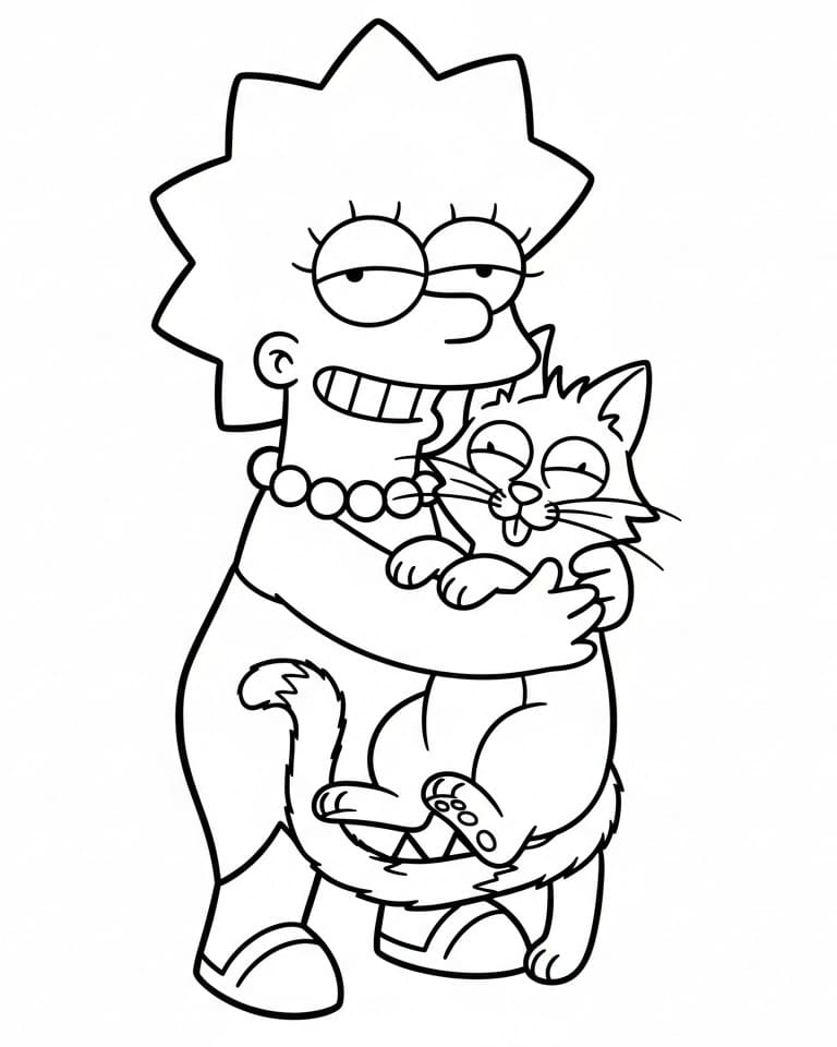 Simpson Divertenti da colorare