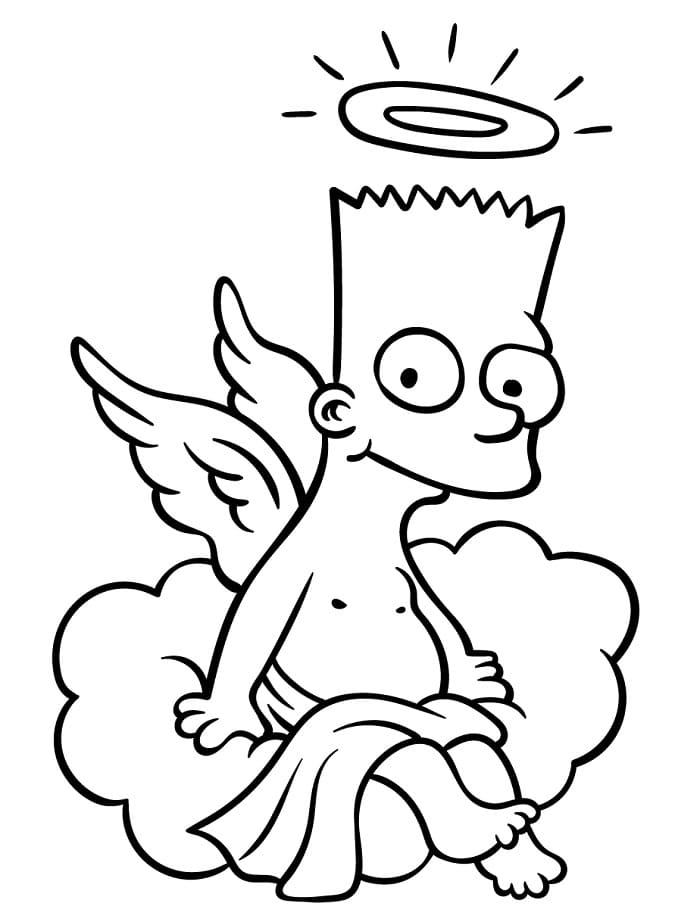 Simpson Fantastico da colorare