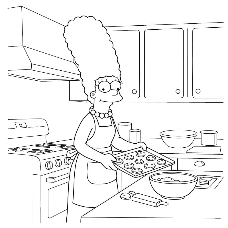 Simpson Gratis Stampabili da colorare