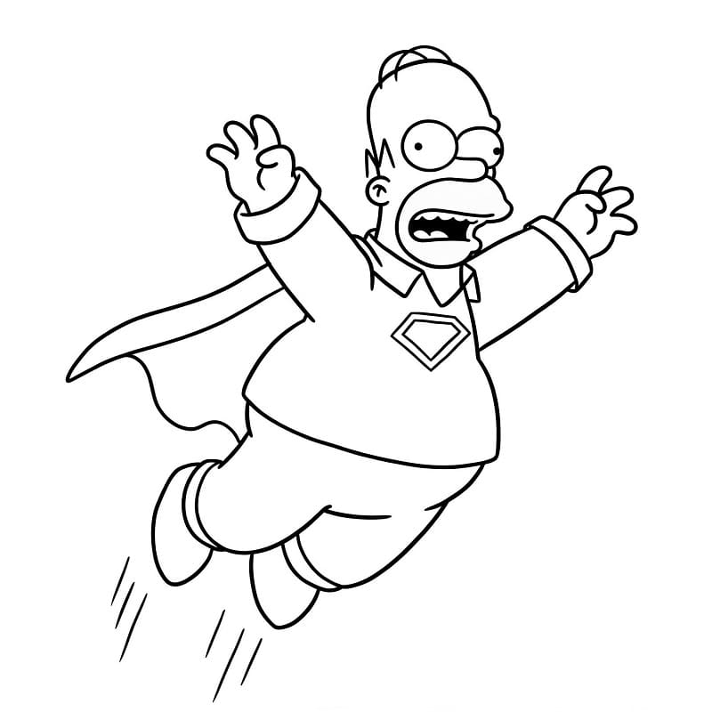 Simpson da Stampare da colorare