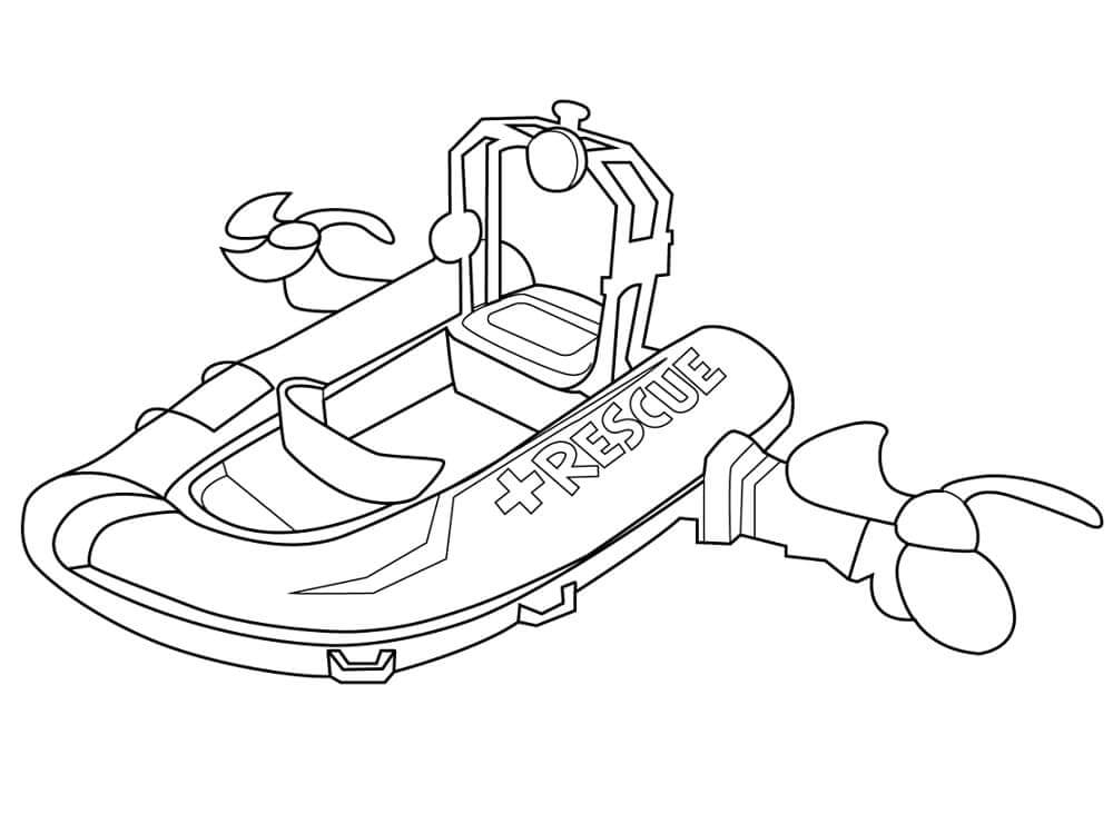 Splashdown Glider di Fortnite da colorare
