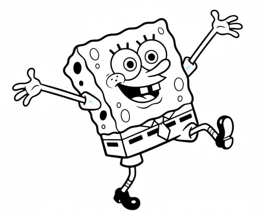 Spongebob da colorare