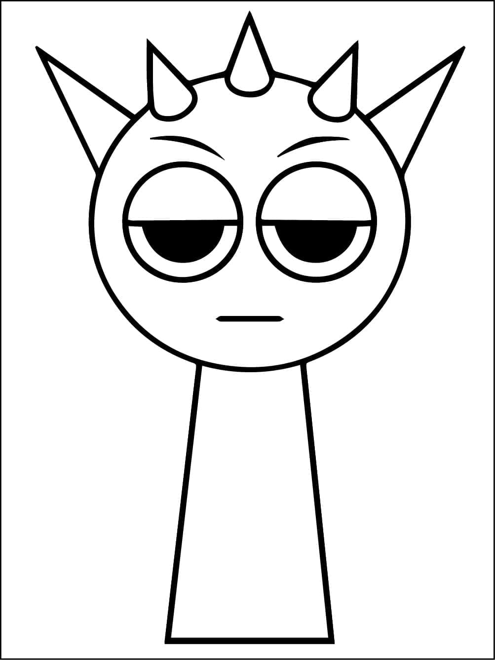 Sprunki Raddy da colorare