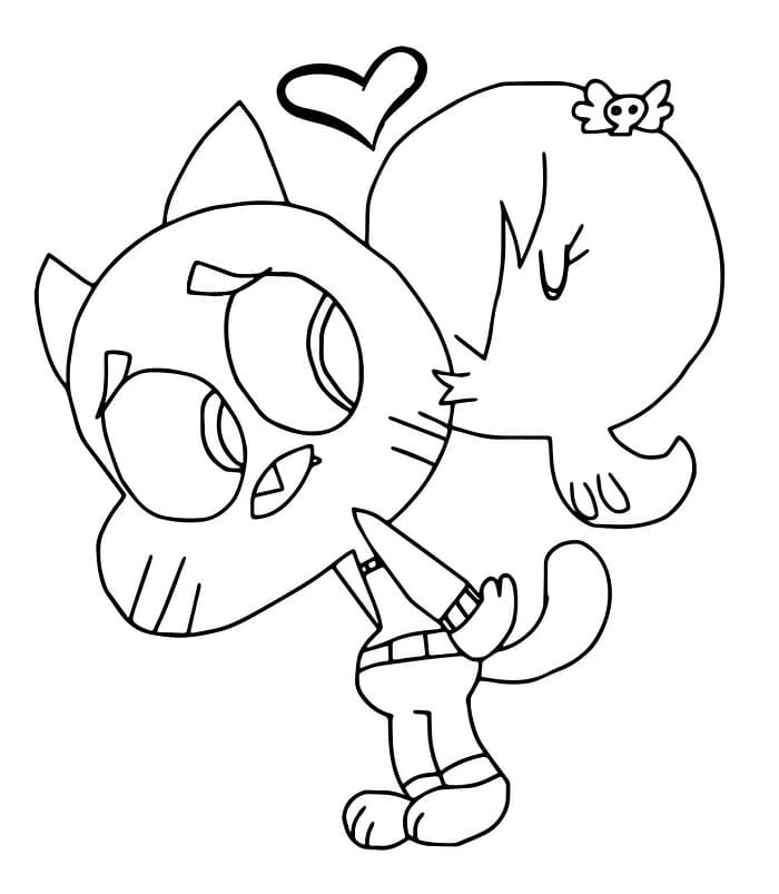 Stampa Gumball da colorare