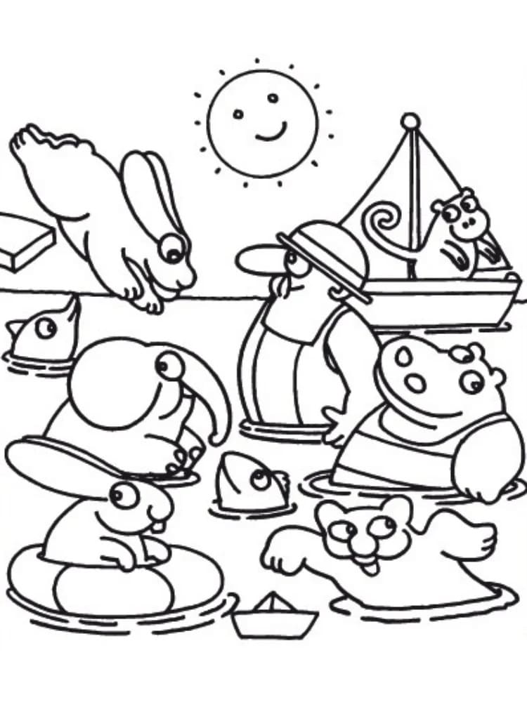 Stampa Pimpa da colorare