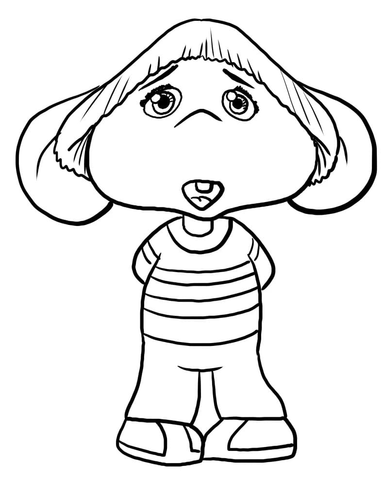 Stampa Topo Gigio da colorare