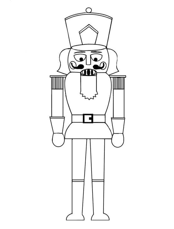 Stampa schiaccianoci da colorare