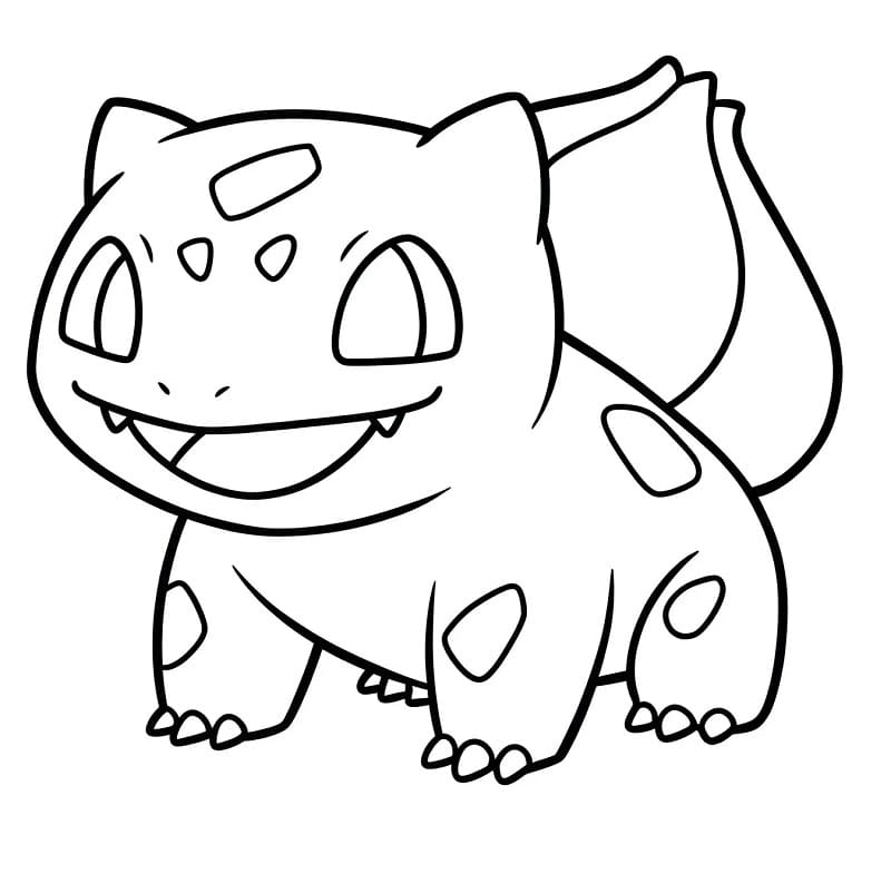 Stampabile Bulbasaur Omaggio da colorare