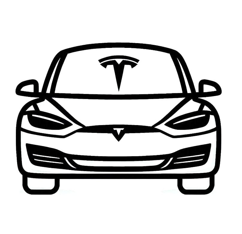 Stampabile Gratis Tesla da colorare