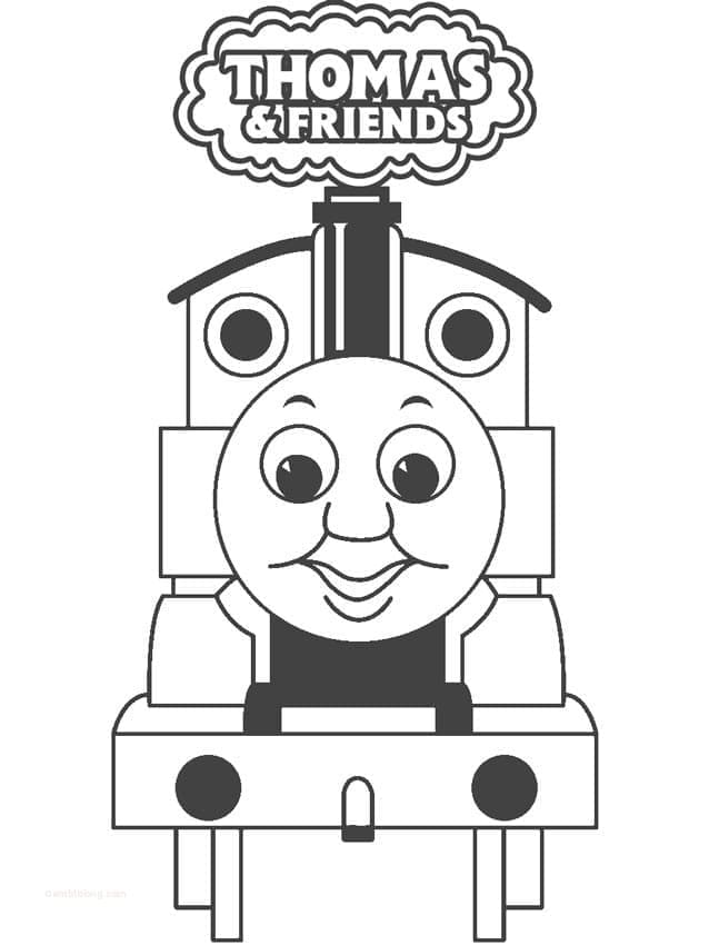 Stampabile Gratis Trenino Thomas da colorare