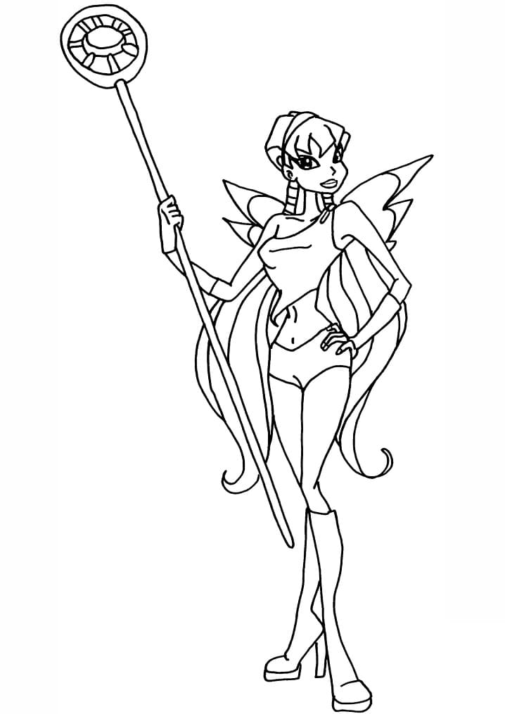 Stella del Winx Club da colorare