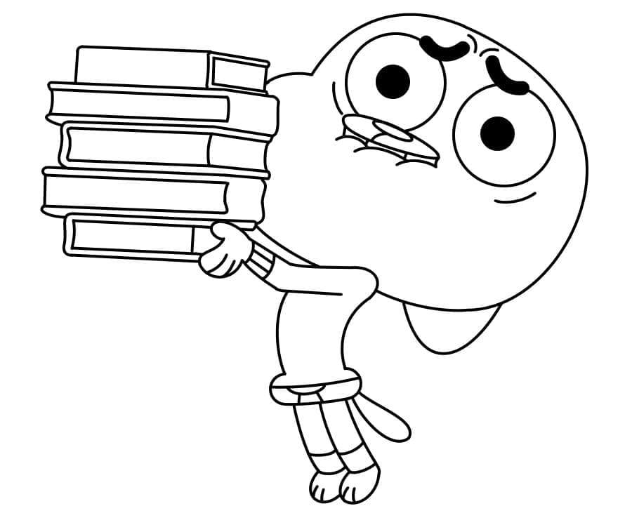 Straordinario Mondo di Gumball da colorare