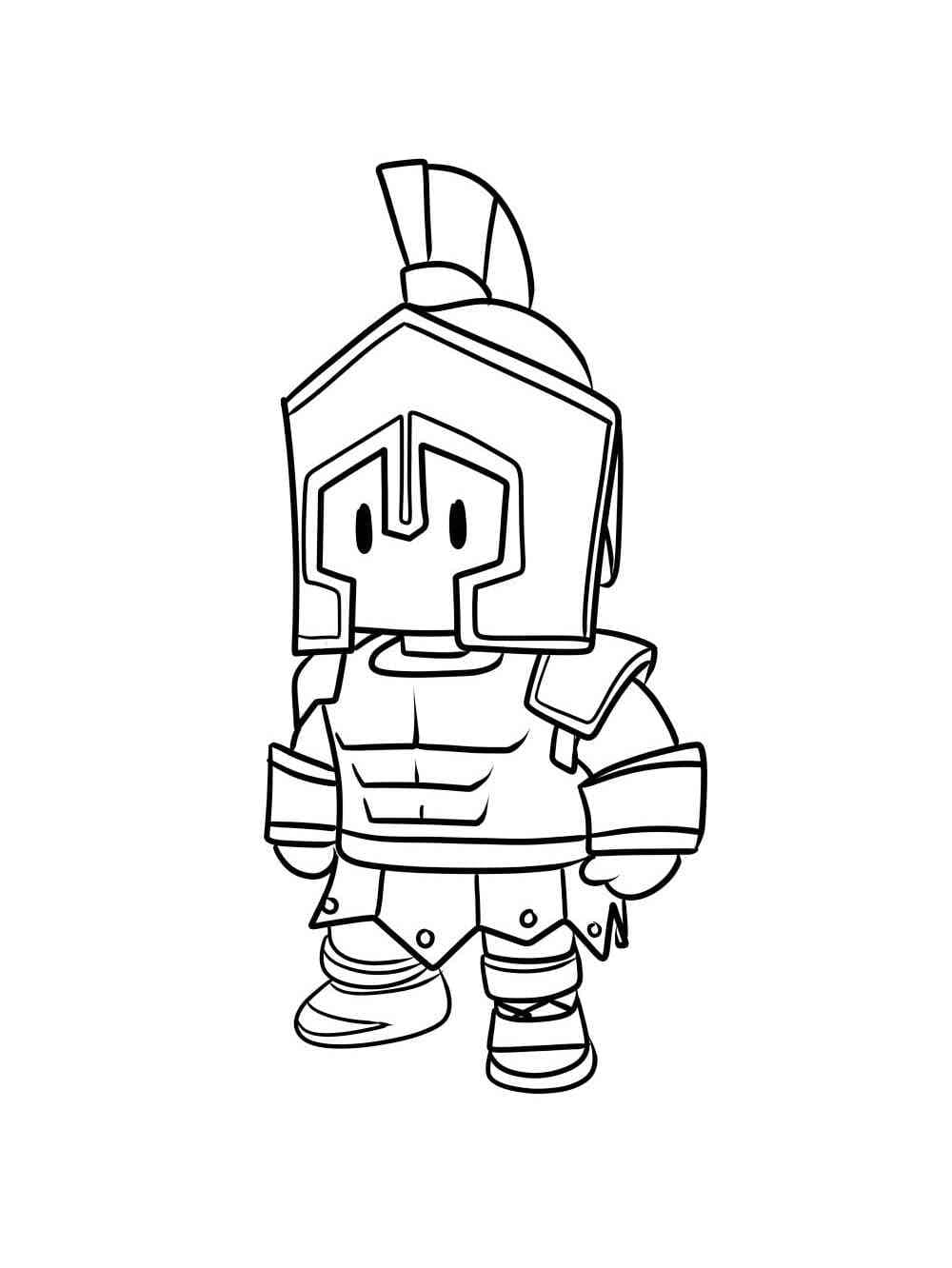 Stumble Guys Libero da colorare