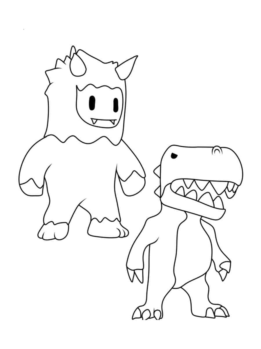 Stumble Guys Stampabile da colorare