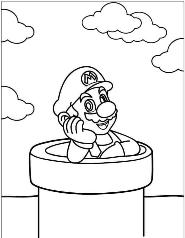 Super Mario Fratelli da colorare