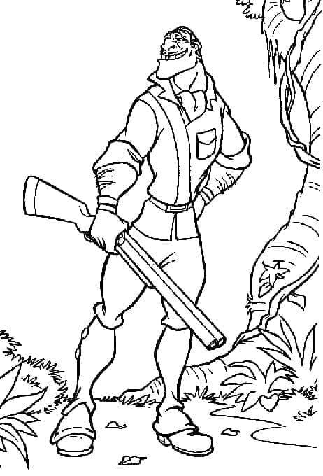 Tarzan (10) da colorare