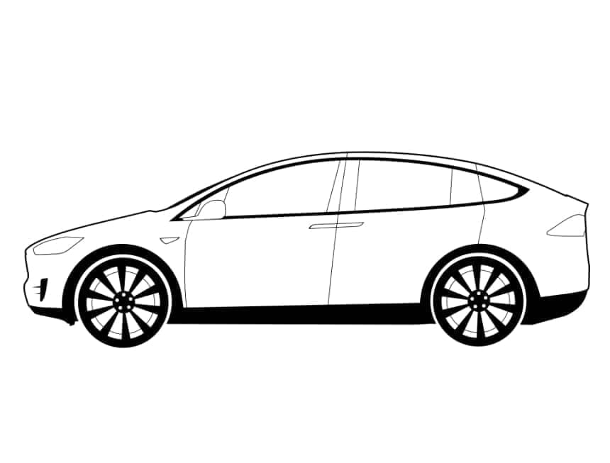 Tesla Stampabile per Piccoli da colorare