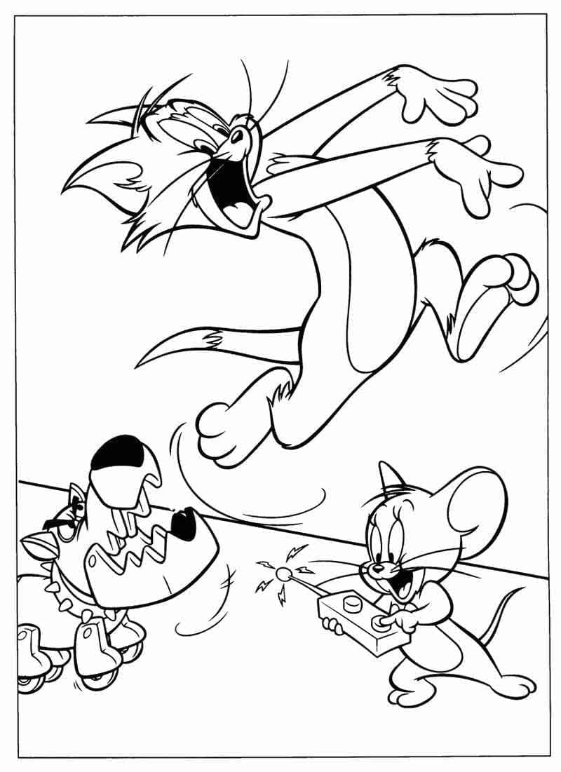 Tom e Jerry (9) da colorare