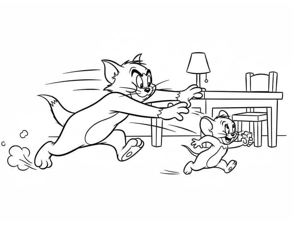 Tom e Jerry Gratuiti da colorare