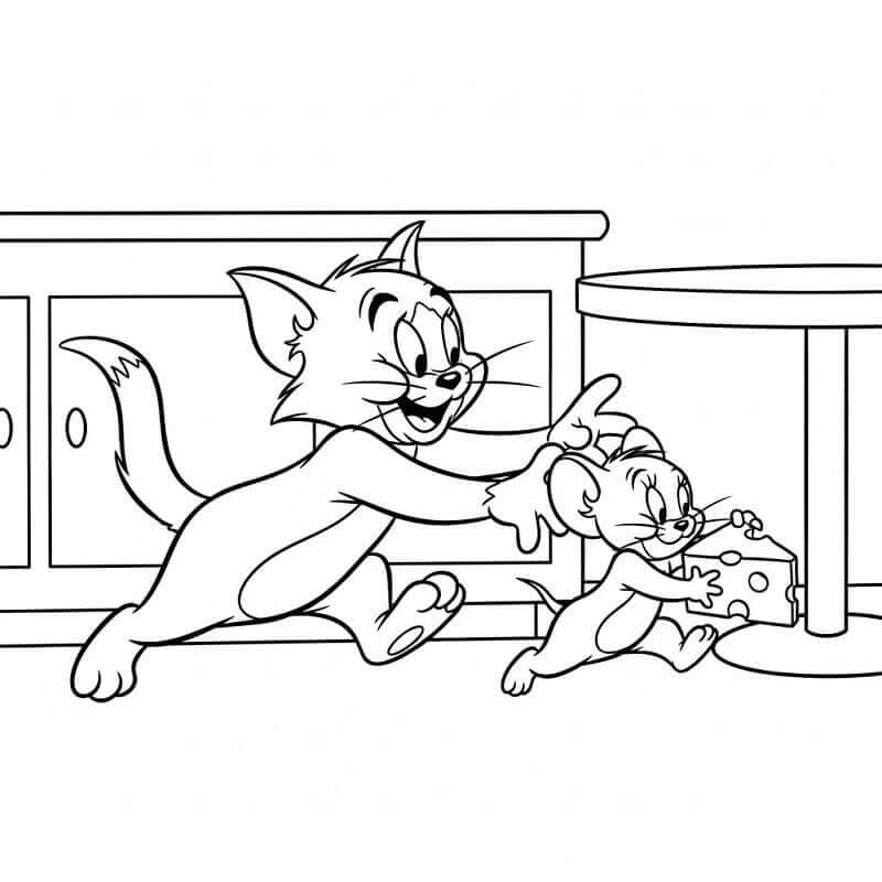 Tom e Jerry Stampabili da colorare