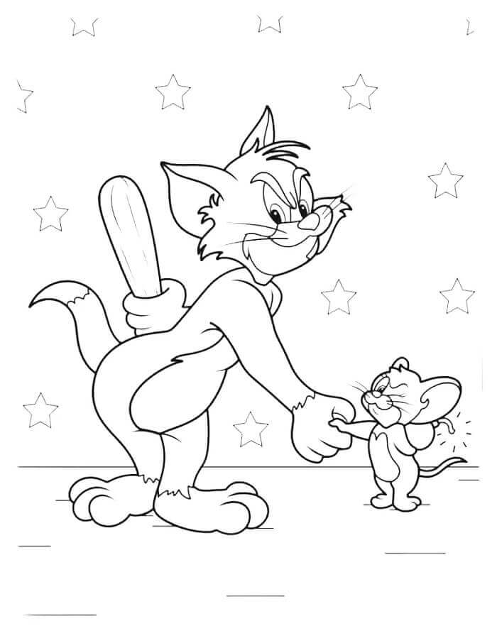 Tom e Jerry da Stampare da colorare