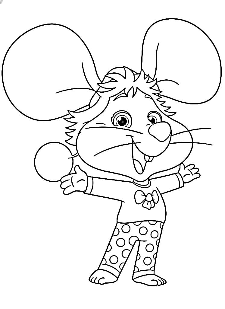 Topo Gigio da colorare