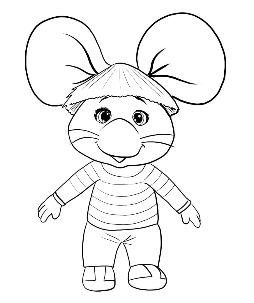 Topo Gigio gratuito da colorare