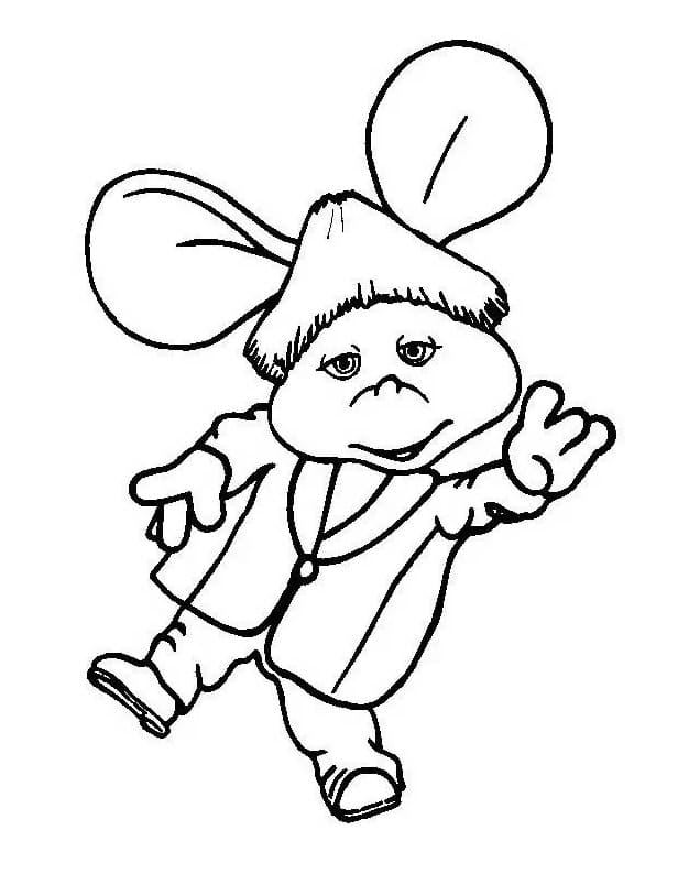 Topo Gigio stile Transformers da colorare