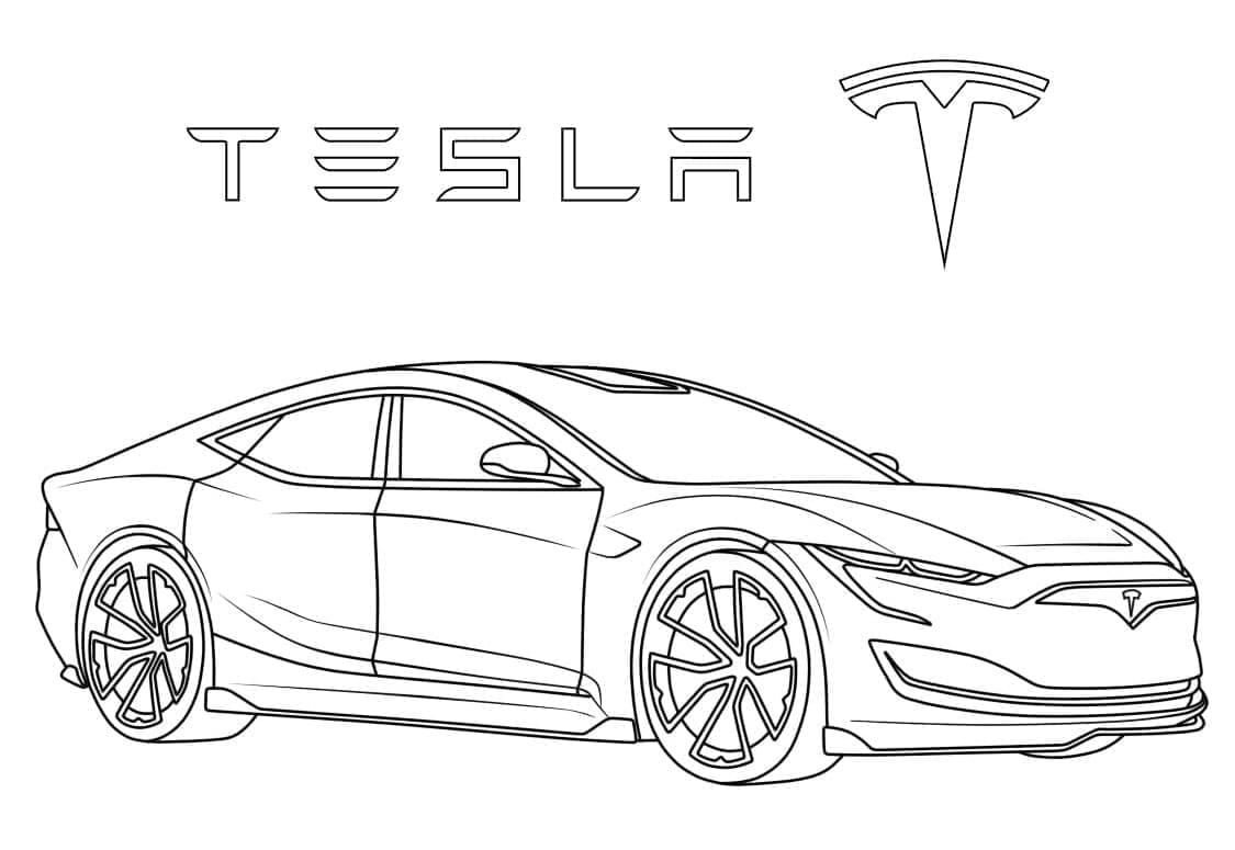 Tesla da colorare