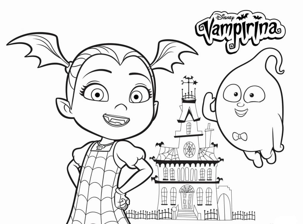 Vampirina Fantastica da colorare