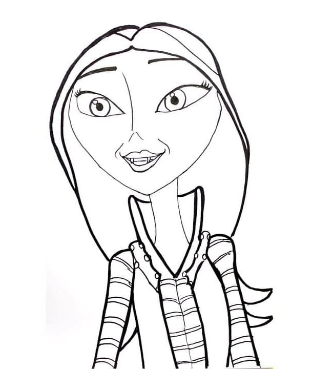 Vampirina Stampabile Gratis da colorare