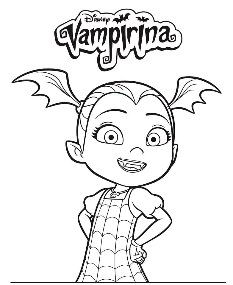 Vampirina per Bimbi di 4 Anni da colorare