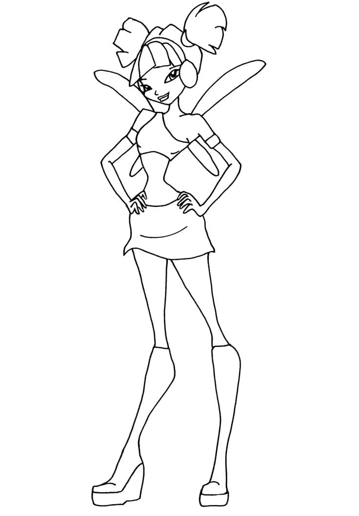 Winx Musa da colorare