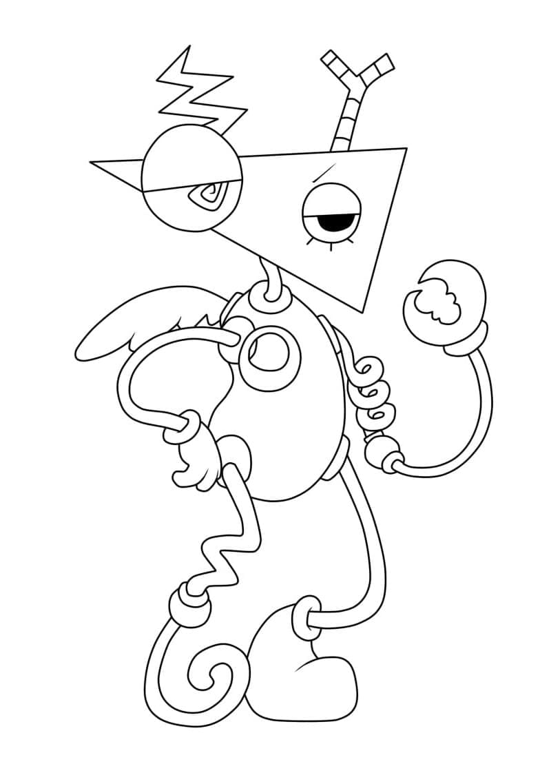 Zooble dal The Amazing Digital Circus da colorare