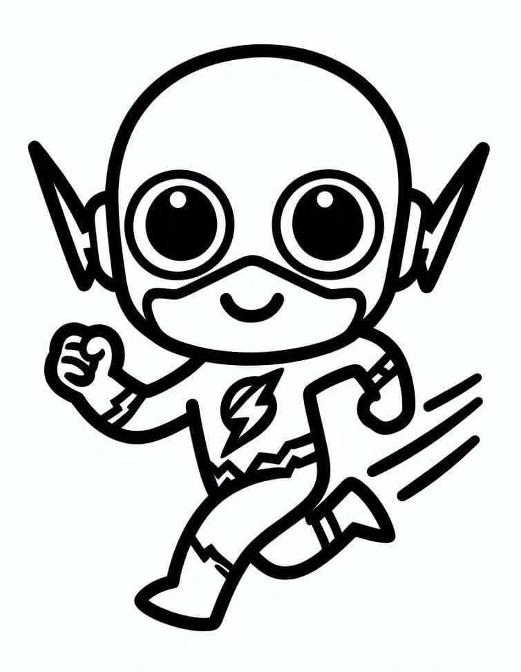 Adorabile flash da colorare