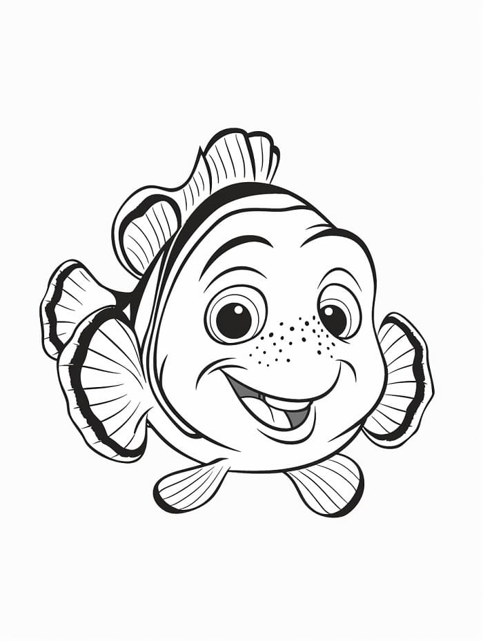 Alla ricerca di Nemo Gratis Stampabile da colorare