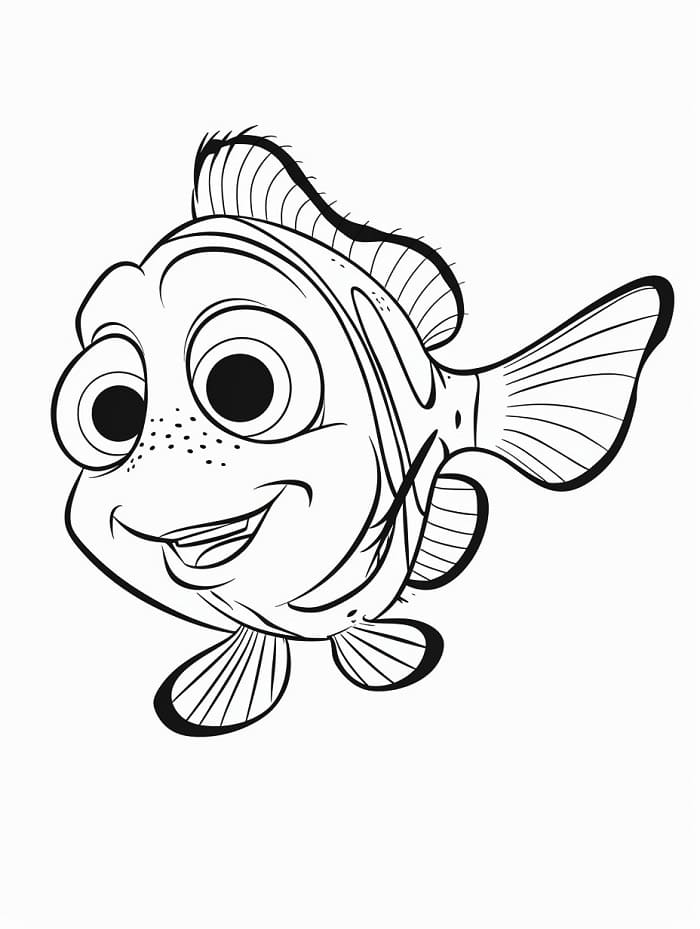 Alla ricerca di Nemo Gratis per Bambini da colorare