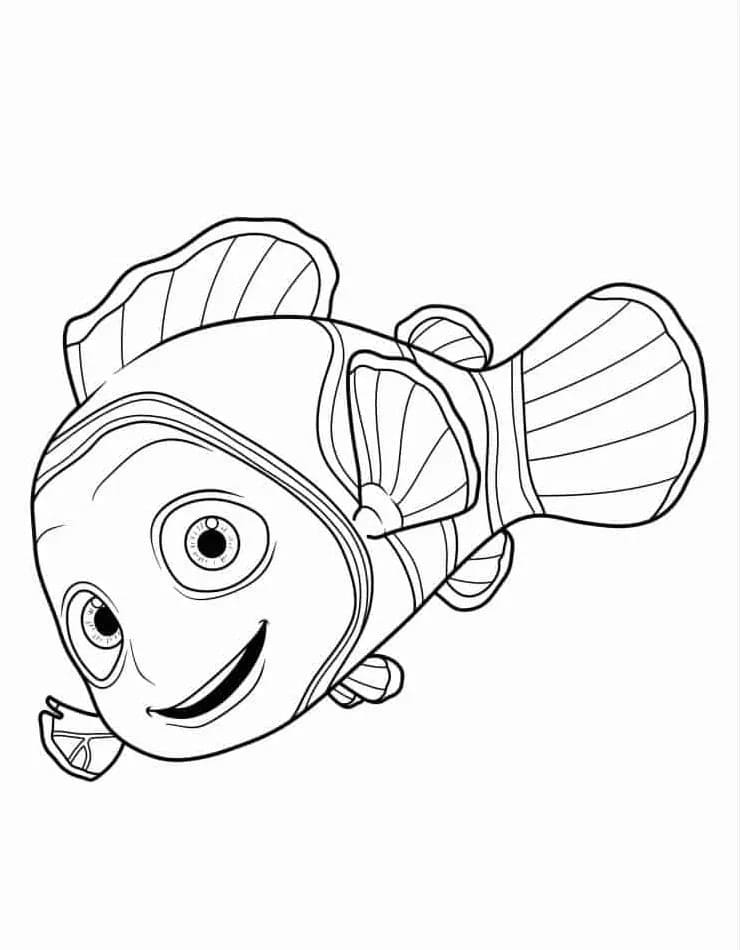 Alla ricerca di Nemo Immagine Gratis da colorare