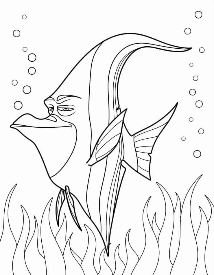 Alla ricerca di Nemo Immagine Stampabile da colorare