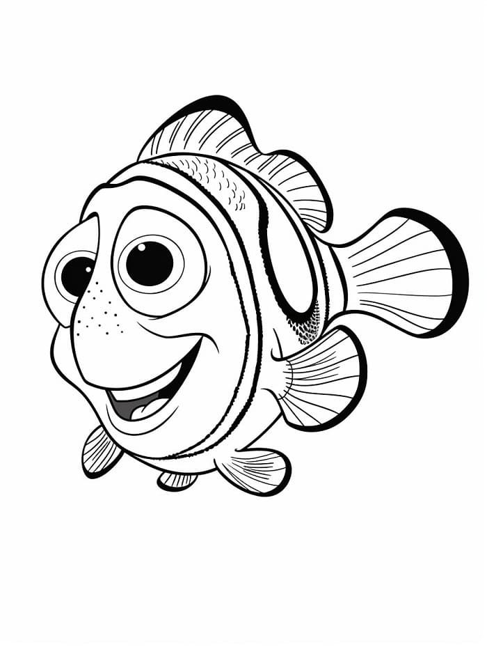 Alla ricerca di Nemo Regalo da colorare
