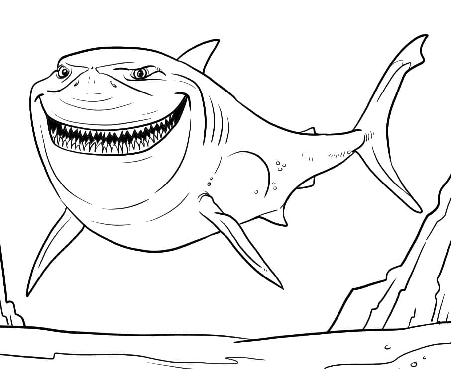 Alla ricerca di Nemo Stampabile Gratis da colorare