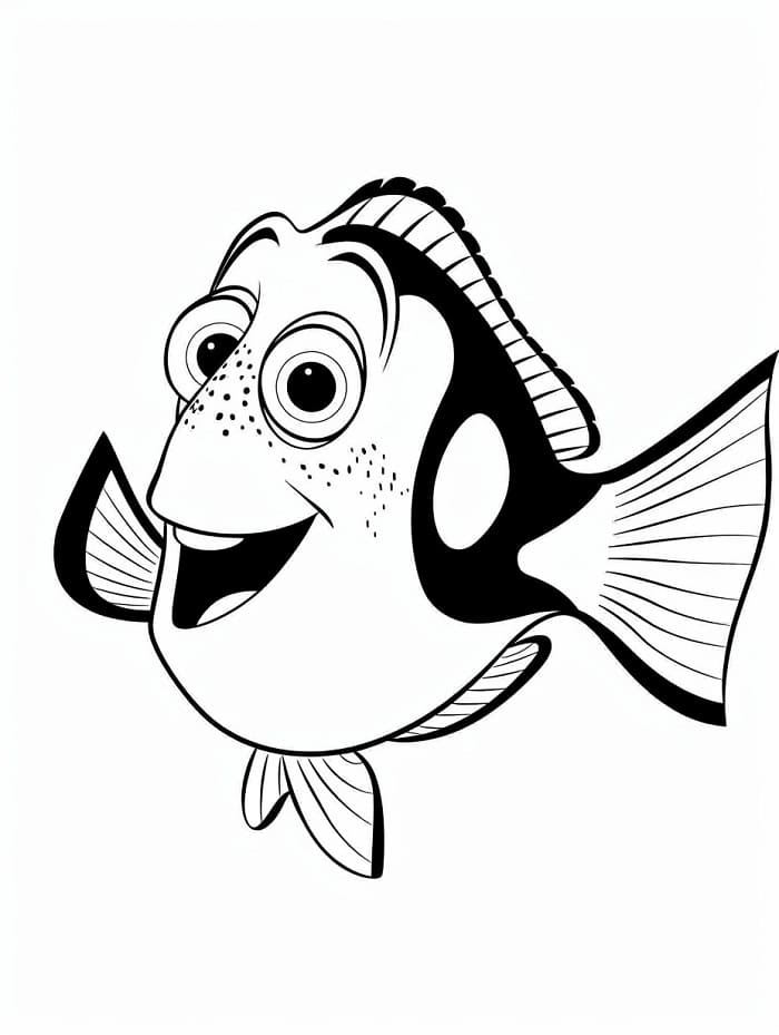 Alla ricerca di Nemo Stampabile da colorare
