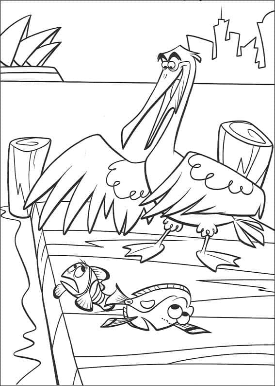 Alla ricerca di Nemo per Bimbi di 1 Anno da colorare