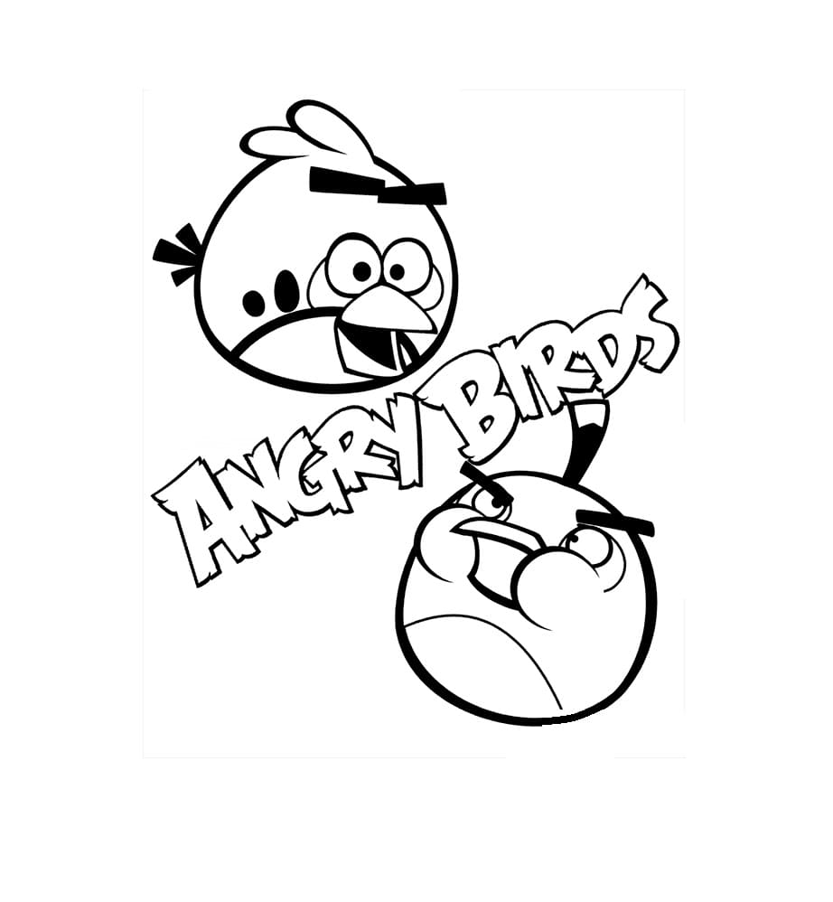 Angry Birds per Bimbi da colorare