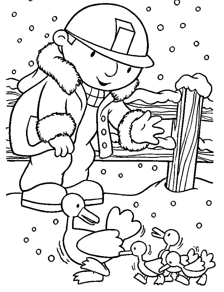 Bob Aggiustatutto Stampabile per Piccoli da colorare