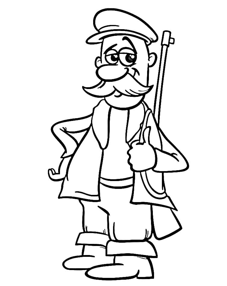 Cappuccetto Rosso (4) da colorare