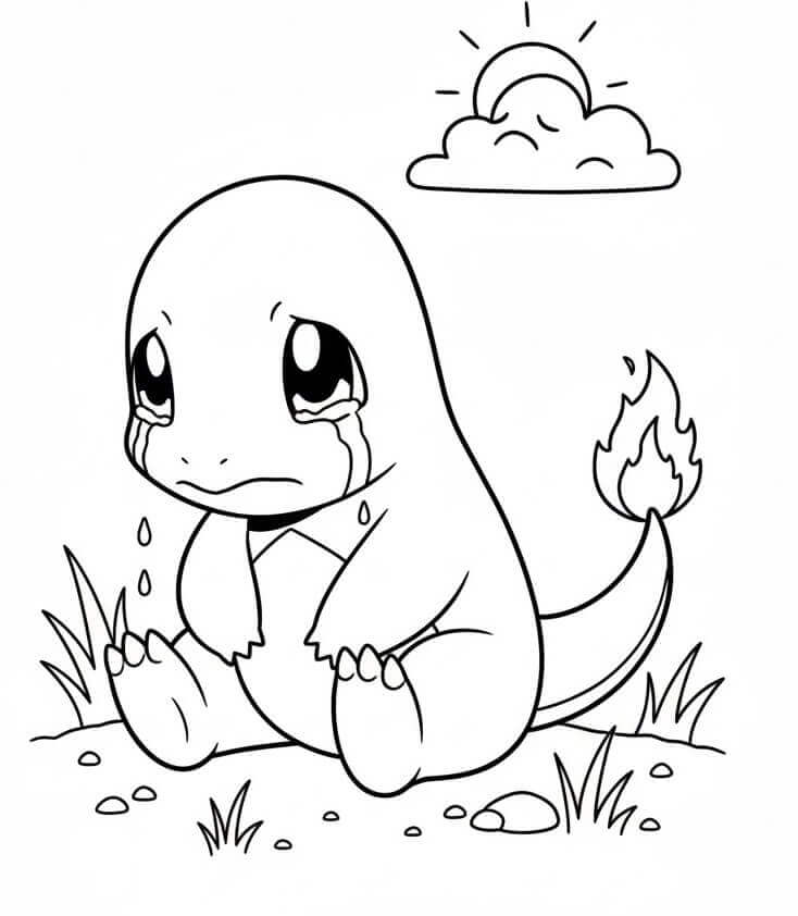 Charmander Figo da colorare
